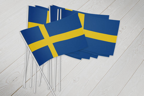 Hurra flag, Sverige, 1 stk.