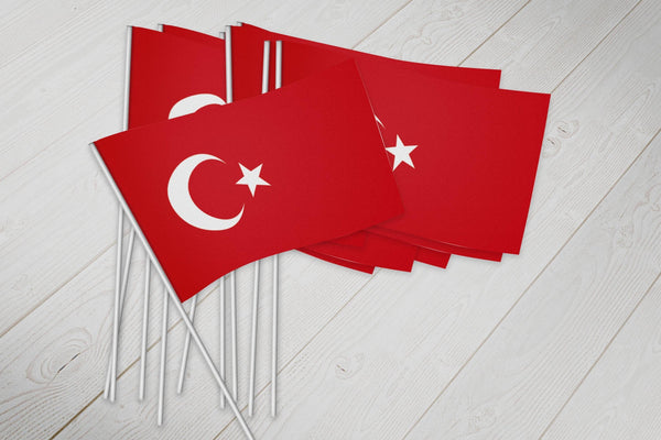 Hurra flag, Tyrkiet, 1 stk.