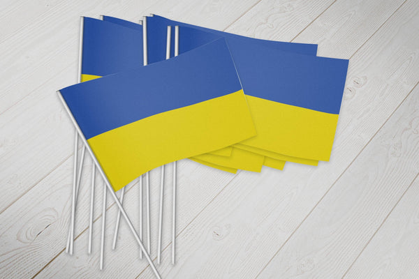 Hurra flag, Ukraine, 1 stk.