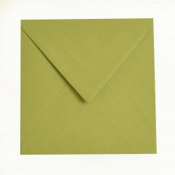 Kuvert Kvadratisk Grøn, 164x164 mm