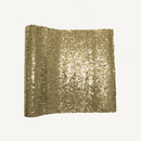 Bordløber, guld pailetter