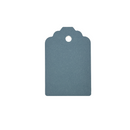 Manillamærke DP, 4,5x6,7 cm., Lyseblå