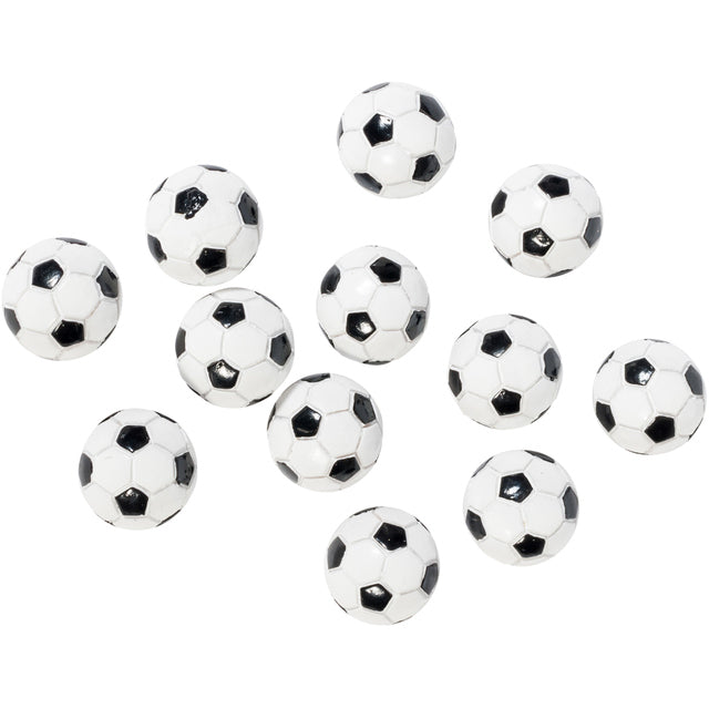 Fodbold, kugleformet 2,2cm, 12STK