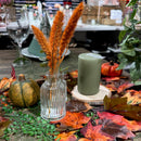 DP Glasvase Rillet, stor 5,5x9,5cm