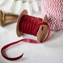 Velourbånd bordeaux 10m