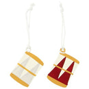 Tromme, Metalophæng, Rød