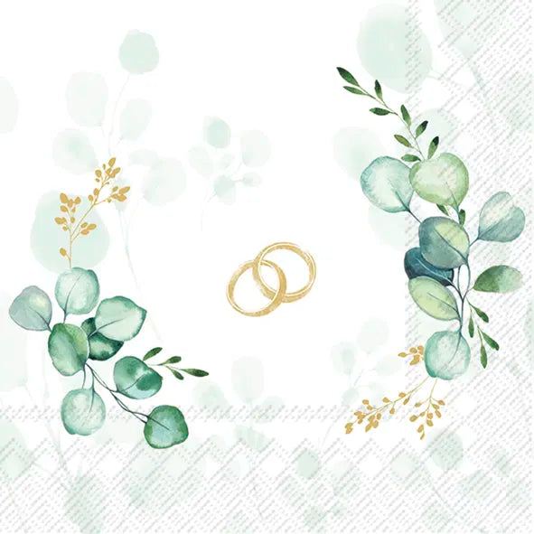 IHR FROKOST EUCALYPTUS RINGS GOLD