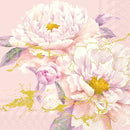 Ihr, Happy Peony Rose Gold, Frokostserviet 20stk