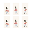 Til og Fra kort, Garderne, 6stk