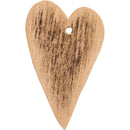 Hjerte rustik, Pakkepynt, 1 stk