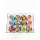 Glitter, 12 små flasker