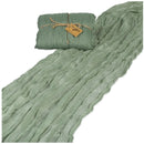 Bordløber/ Dekostof, Støvet grøn 3m