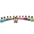 Glitter, 12 små flasker