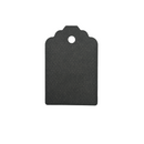 Manillamærke DP, 4,5x6,7 cm., Sort