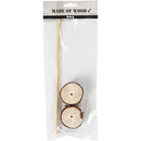 Træfødder med pinde