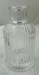 DP Glasvase Rillet, stor 5,5x9,5cm