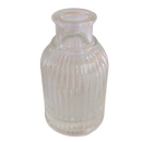 DP Glasvase Rillet, stor 5,5x9,5cm