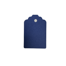 Manillamærke DP, 4,5x6,7 cm., Mørkeblå
