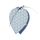 Invitation dråbe DIY, mørkeblå