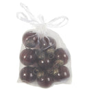 Julekugler mini i pose, Coral Almond