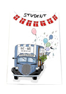 Studentervogn Blå, A7, Kort