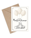 Tillykke med nonfirmationen, A6 kort