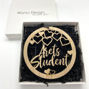 Træudskæring, Ophæng årets student