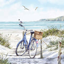 Ambiente Frokostserviet Bike at the Beach, 33x33 cm