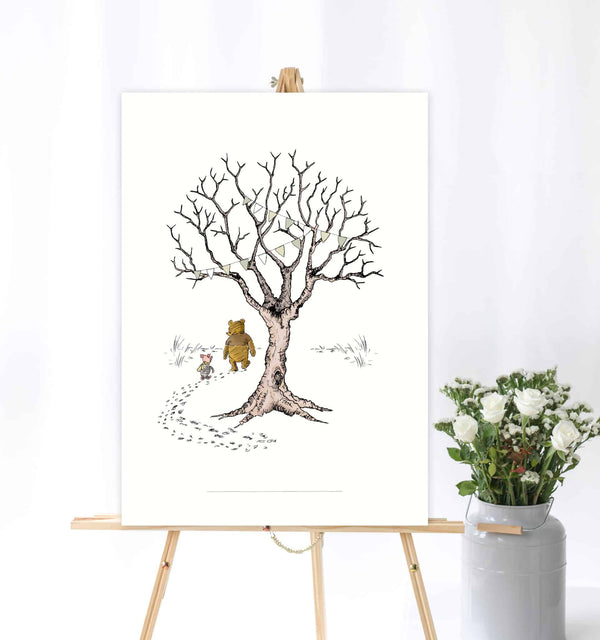 Gæsteplakat, Peter Plys, Livets træ , Grøn