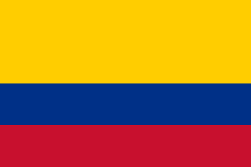 Kageflag Colombia, 10 Stk.