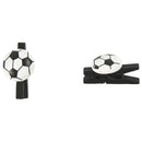 Fodboldklemme 14x25 mm – 10 stk./pakke, sort