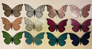 Sommerfugle med effekt til dekoration - 12 farver