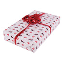 Gavepapir, rød student, 3 m.