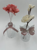 DP Glasvase rudemønstret 6X9,5CM