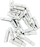 Træklemmer hvid 24 stk 3,5x1 cm