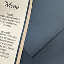 Metallic papir, Midnatblå, A4, 1stk