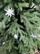 Christiansfeld Stjernekæde, 8cm, 15 stjerner, Hvid