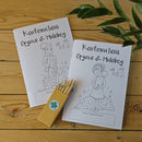 Male- og opgavebog, Konfirmation Pige