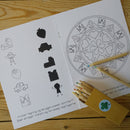 Male- og opgavebog, Konfirmation Dreng