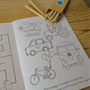 Male- og opgavebog, Konfirmation Dreng