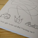 Male- og opgavebog, Konfirmation Pige