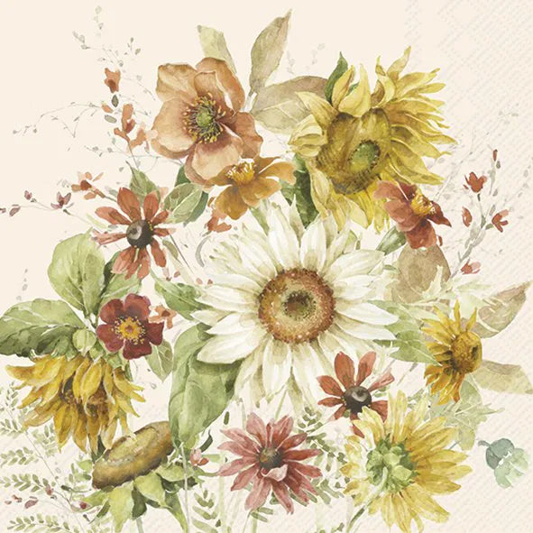 ihr, Late Summer Flowers, cream, Frokostserviet