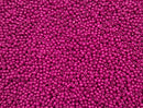 Glasperler 11/0 - Magenta inkl. fin rund æske med skruelåg