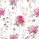 Partout Des Fleurs Lunch Serviet 33x33 cm