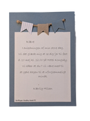 Invitation Silje, DIY, Støvet blå