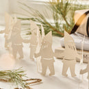 Papirklip, Nisser på række