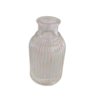 DP Glasvase Rillet, Lille 4,2x7,5cm