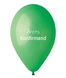 Ballon, Konfirmation, Grøn, 10 stk.