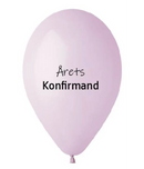Ballon, Konfirmation, Lys lilla, 10 stk.