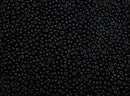 Glasperler 8/0 - Black matte inkl. fin rund æske med skruelåg